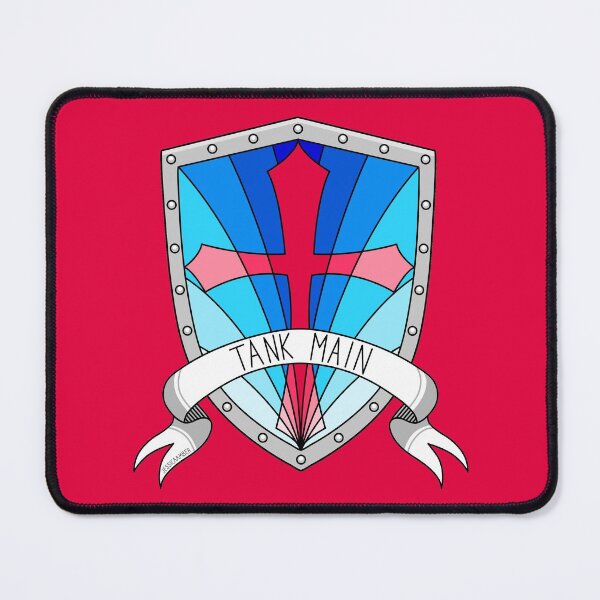 Item preview, Tank Main | Gamer Art RPG FPS | Crusader Shield and Banner designed and sold by JessicaAmber.