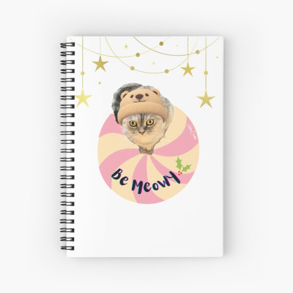Juboo Queen - Be Meowy This Season Spiral Notebook