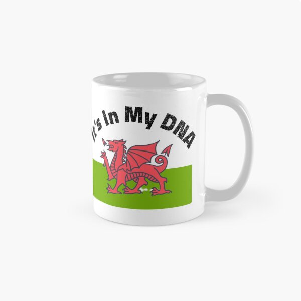 Item preview, It's In My DNA Welsh Flag of Wales designed and sold by Peggy Lindstrom.