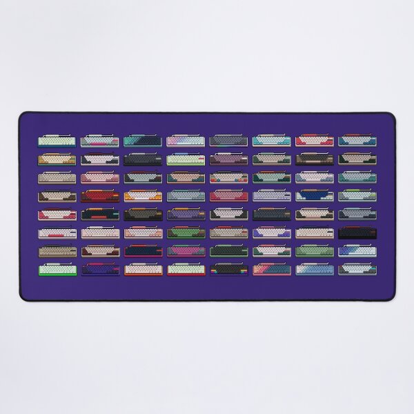 Item preview, All The Keebs Deskmat Style designed and sold by hooples94.