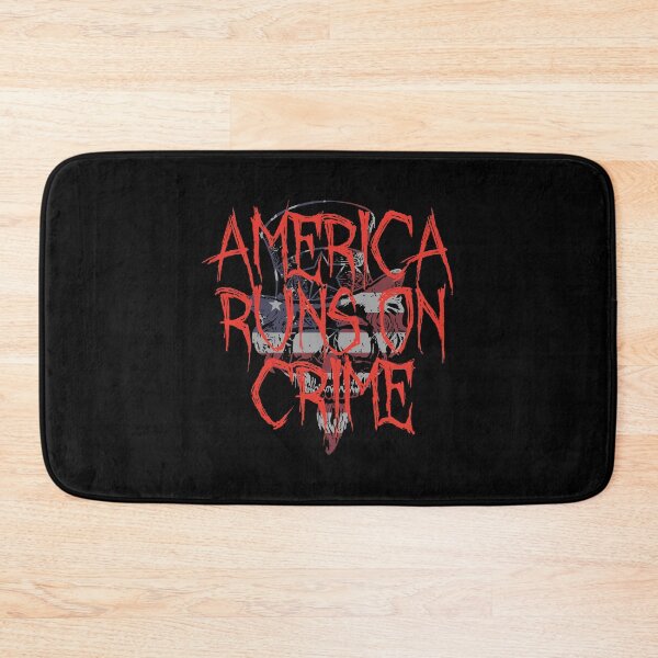 Item preview, AMERICA RUNS ON CRIME | American Flag designed and sold by AlexRinzler.