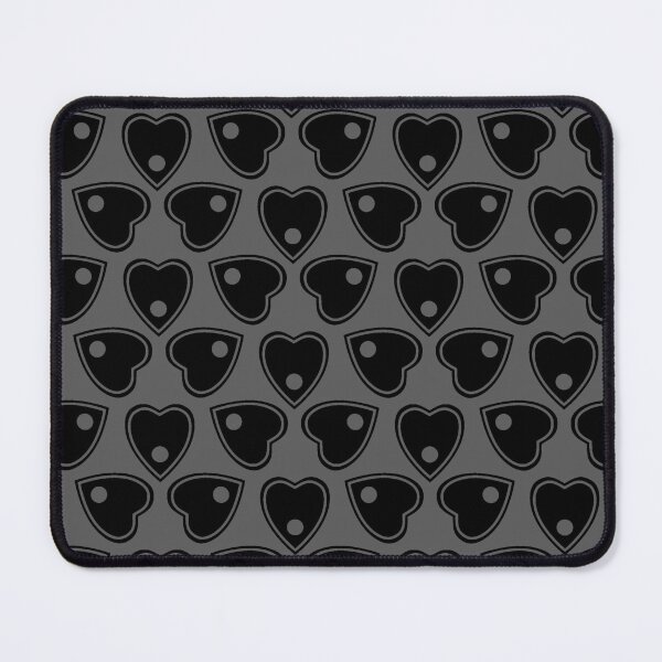 Item preview, Allover Planchette Pattern - Black on Gray designed and sold by AliceQuinn.
