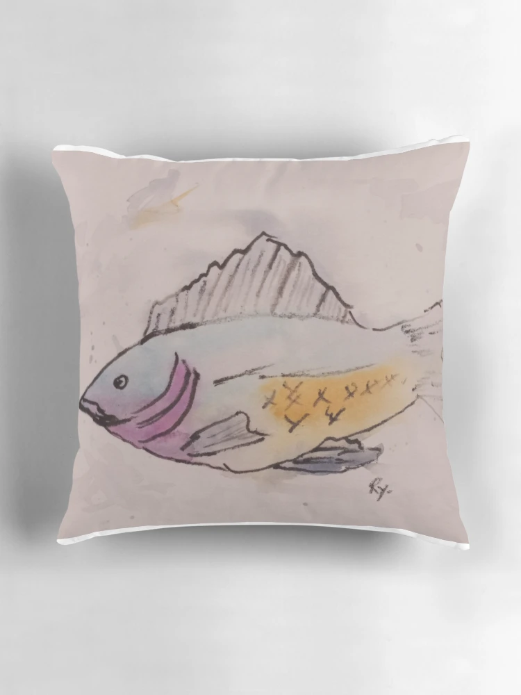 Thumbnail 3 of 4, Pillow, Mr.Floaty designed and sold by RudyYoder.
