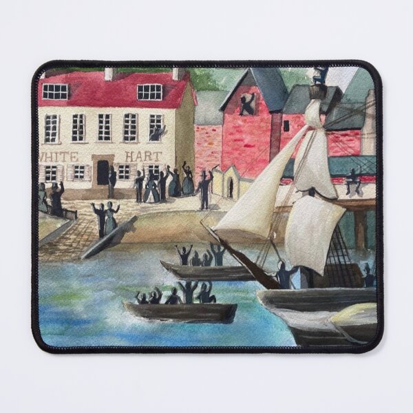 Item preview, Franklin Expedition “Homecoming” Watercolor designed and sold by FireEveryTime.