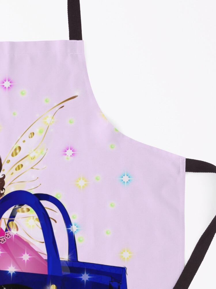 Thumbnail 3 of 6, Apron, Gigi the Chic Fairy and Her Enchanted Handbag™ designed and sold by TeelieTurner.