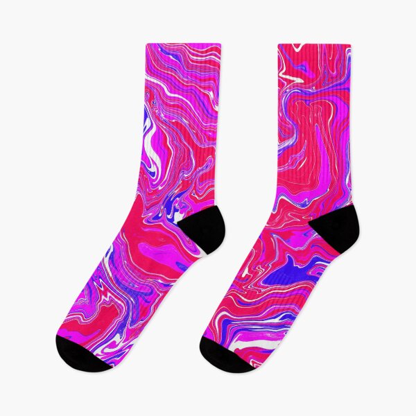 Item preview, Pink blue swirl art designed and sold by Catspuss.
