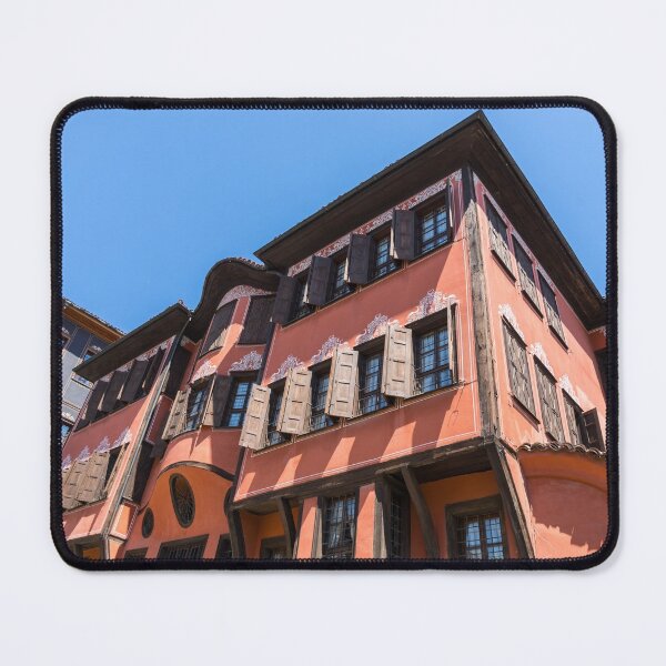 Item preview, Old Town Plovdiv - A Hundred Windows Facade in Rich Orange designed and sold by Georgia Mizuleva.