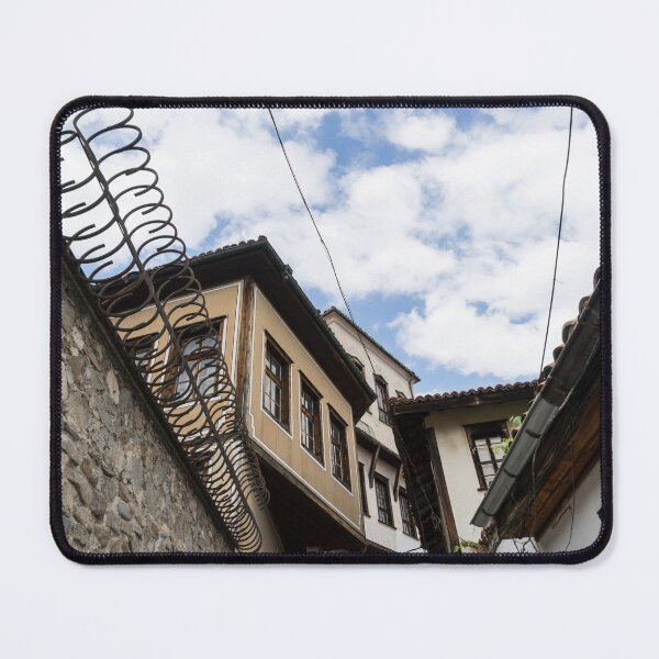 Item preview, Old Town Plovdiv - Splendid Curly Fence and Classic Oriel Windows designed and sold by Georgia Mizuleva.