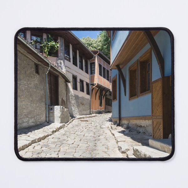 Item preview, Old Town Plovdiv - Cobblestone Street Sunshine Delight  designed and sold by Georgia Mizuleva.