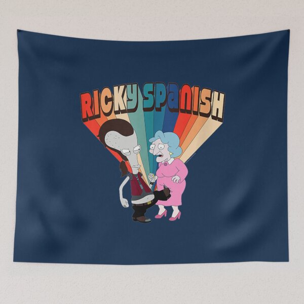 Item preview, American Dad Ricky Spanish Kicking Old Lady designed and sold by QuocNam.