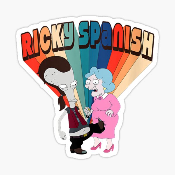 Item preview, American Dad Ricky Spanish Kicking Old Lady designed and sold by QuocNam.