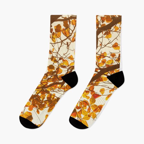 Item preview, Fall Autumn Pattern- Forest Trees Red Orange Yellow Leaves, Fall Leaves Print designed and sold by silviaol.