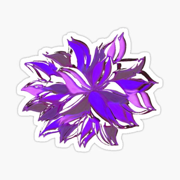 "colorful abstract expressionist leaves" Sticker for Sale by DKVanOss