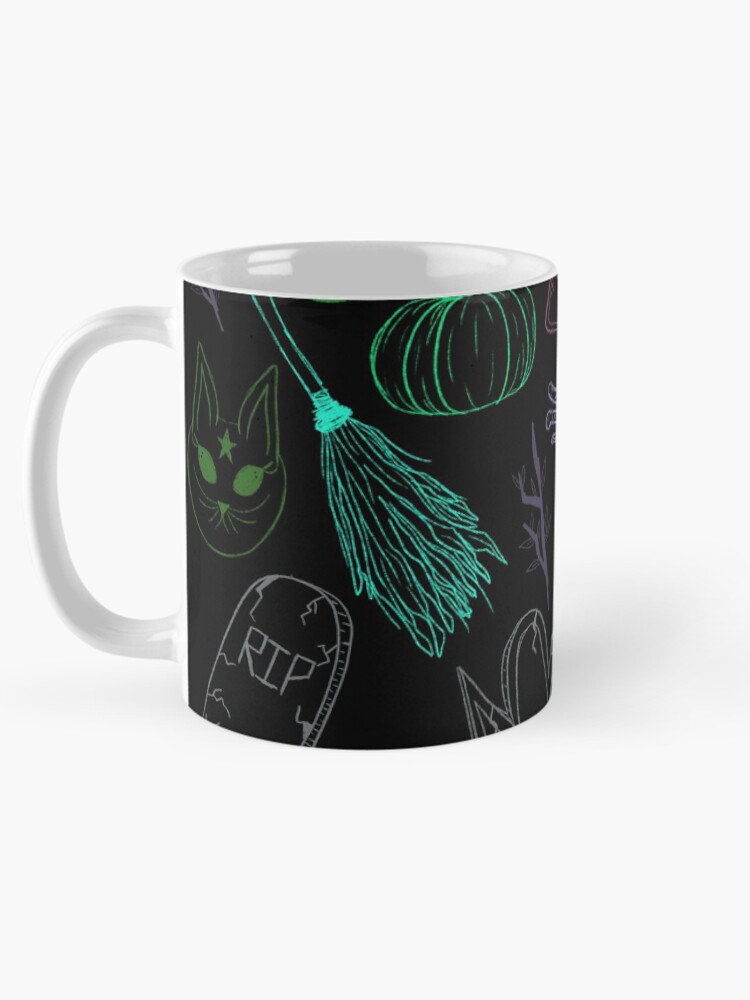 Thumbnail 5 of 6, Coffee Mug, Hallow Pattern designed and sold by jillinscool.