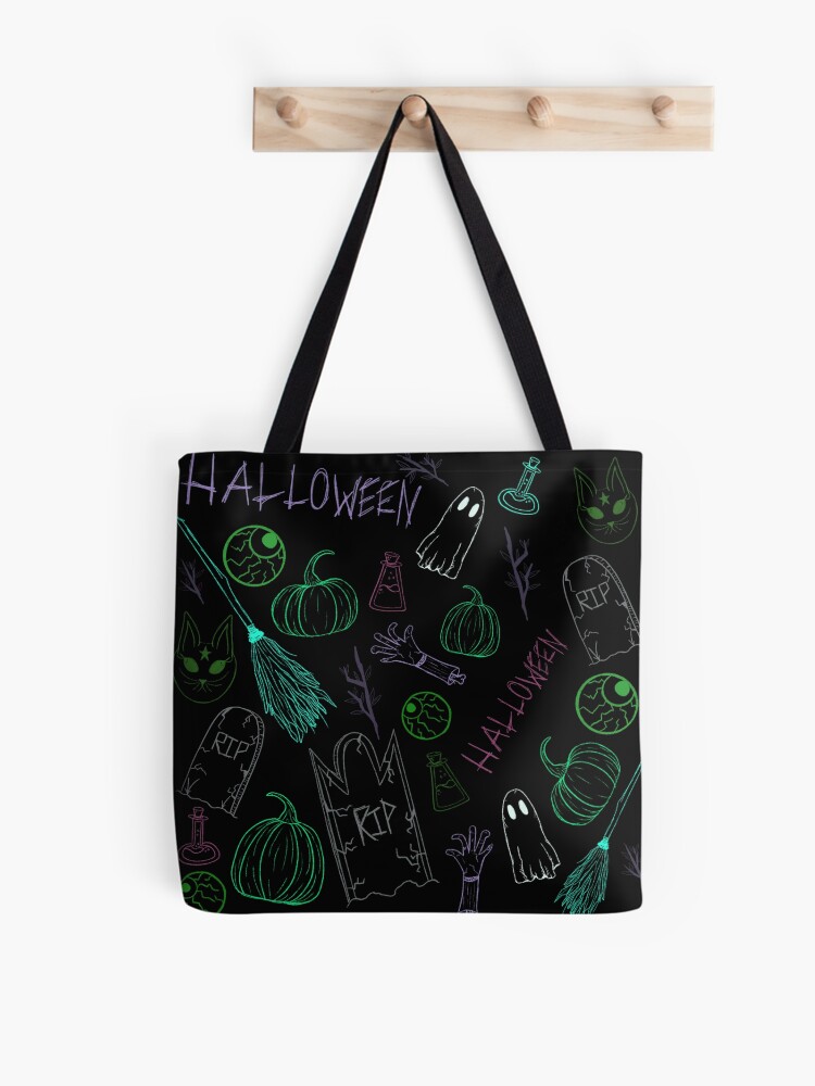 Thumbnail 1 of 2, Tote Bag, Hallow Pattern designed and sold by jillinscool.