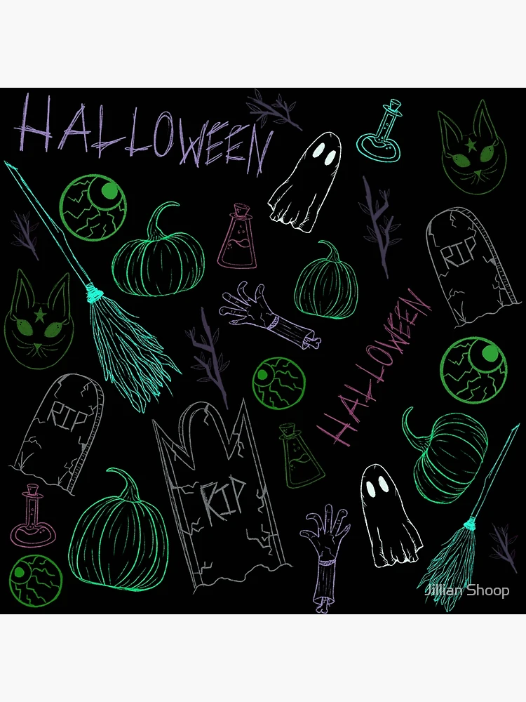 Thumbnail 3 of 3, Poster, Hallow Pattern designed and sold by Jillian Shoop.