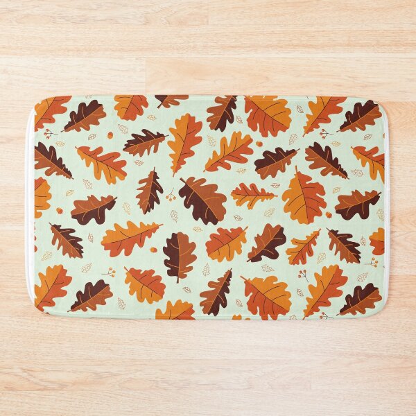 Item preview, Cute Fall Autumn Pattern- Red Orange Yellow Leaves, Fall Leaves Print designed and sold by silviaol.