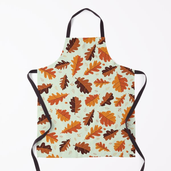 Item preview, Cute Fall Autumn Pattern- Red Orange Yellow Leaves, Fall Leaves Print designed and sold by silviaol.