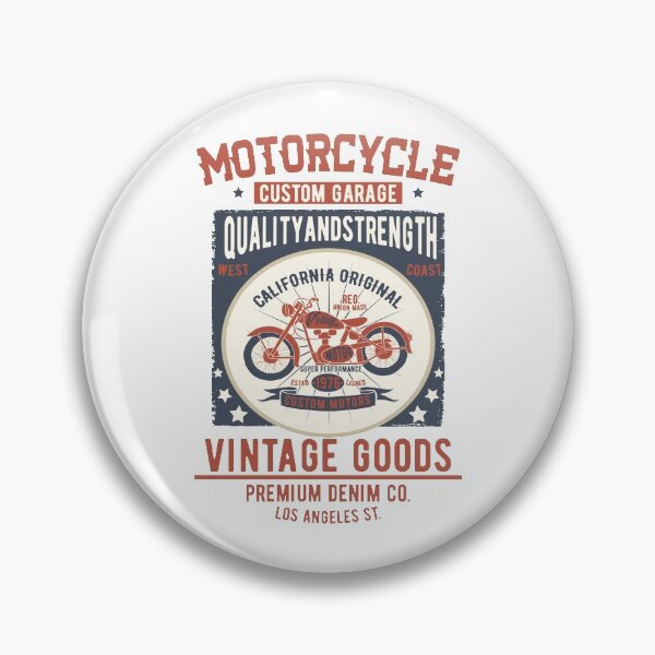 Item preview, Vintage Motorcycle Custom Garage Vintage Goods designed and sold by sevenonesix.