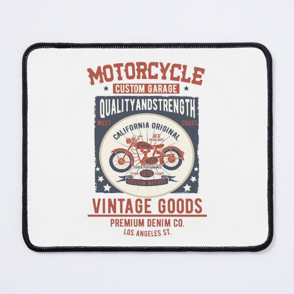 Item preview, Vintage Motorcycle Custom Garage Vintage Goods designed and sold by sevenonesix.