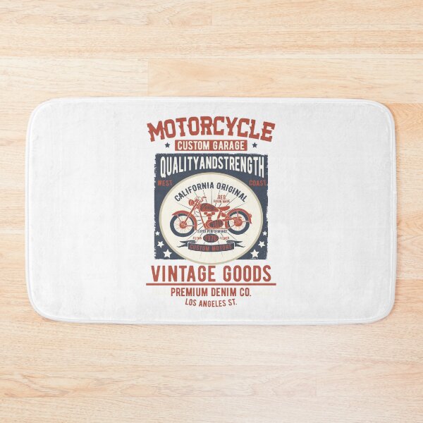 Item preview, Vintage Motorcycle Custom Garage Vintage Goods designed and sold by sevenonesix.