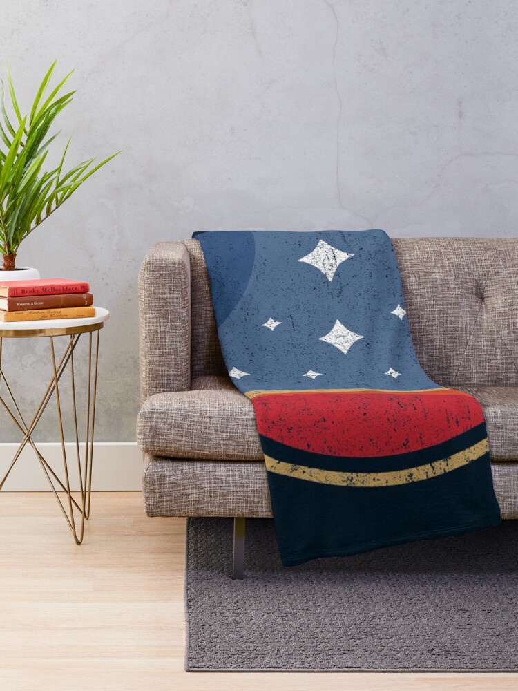 Thumbnail 2 of 6, Throw Blanket, Constellation Badge - Starfield designed and sold by huckblade.