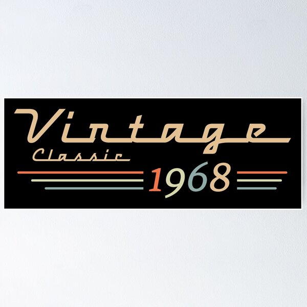 Item preview, Vintage Classic 1968 - Retro Color designed and sold by bestluck90.
