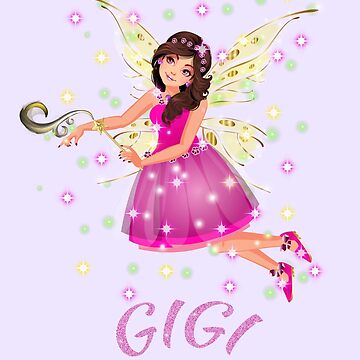 Artwork thumbnail, Gigi Sparkles in Pink™ by TeelieTurner