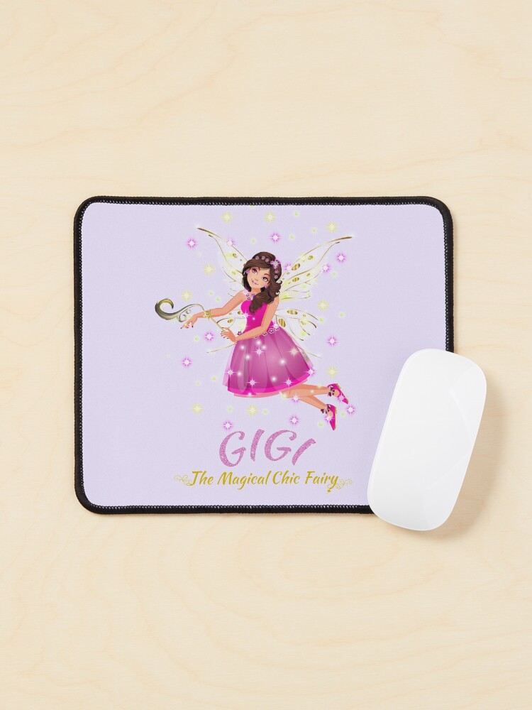 Thumbnail 1 of 5, Mouse Pad, Gigi Sparkles in Pink™ designed and sold by TeelieTurner.