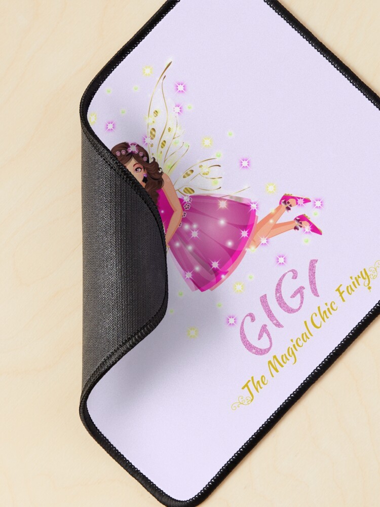 Thumbnail 2 of 5, Mouse Pad, Gigi Sparkles in Pink™ designed and sold by TeelieTurner.
