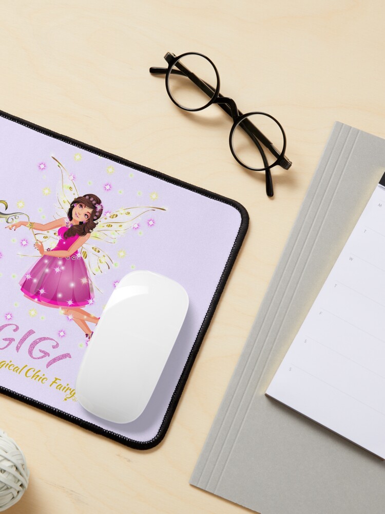 Thumbnail 3 of 5, Mouse Pad, Gigi Sparkles in Pink™ designed and sold by TeelieTurner.