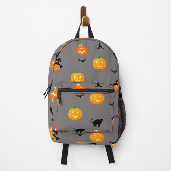 Item preview, Cute Mixed Halloween Pattern - Pumpkins, Bats, Halloween Candy Print designed and sold by silviaol.