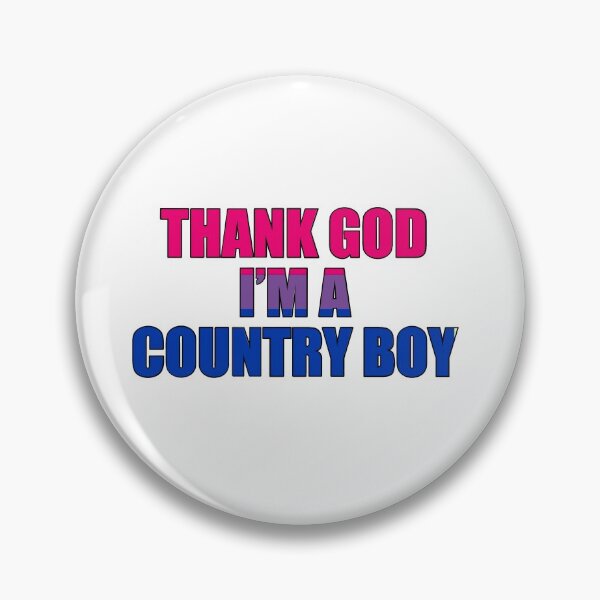 Item preview, Thank God I'm a Country Boy Bi Pride designed and sold by Bill Bill The Unicorn.
