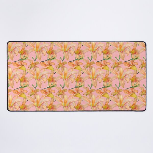 Item preview, Tiger Lilies on Pink Repeat 5748 designed and sold by Art in My Loft.