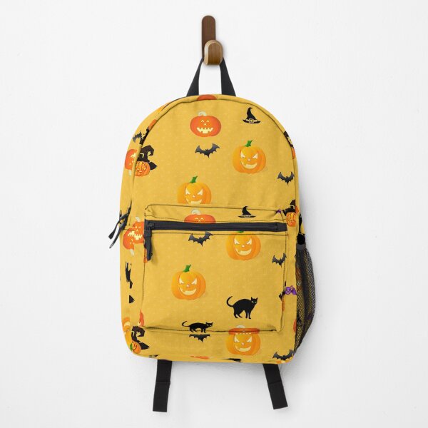 Item preview, Cute Mixed Halloween Pattern - Pumpkins, Bats, Halloween Candy Print designed and sold by silviaol.