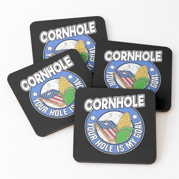 Item preview, Cornhole Your Hole Is My Goal American Flag Logo Corn Hole designed and sold by Stronzi.