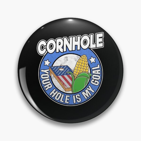 Item preview, Cornhole Your Hole Is My Goal American Flag Logo Corn Hole designed and sold by Stronzi.