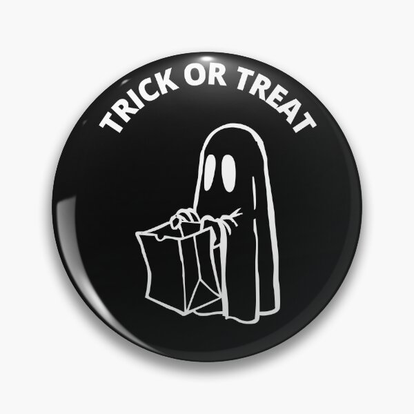 Item preview, Trick or treat ghost with a paper bag  designed and sold by Dreamingnewfie.