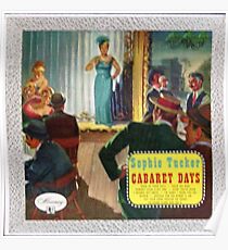 Sophie Tucker Cabaret Days Poster