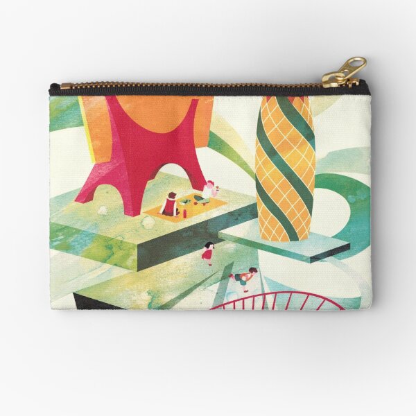 Green Zipper Pouch