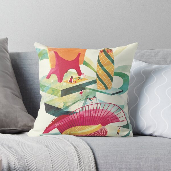 Green Throw Pillow