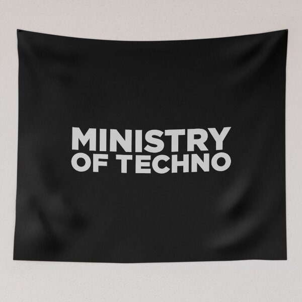 Item preview, Ministry of Techno. Electronic music lovers gift.  designed and sold by paulo silveira.