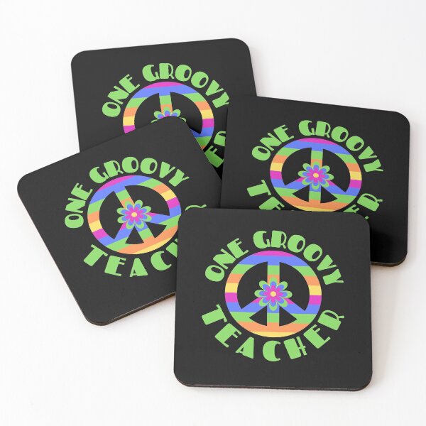 Item preview, One Groovy Teacher Retro 60's designed and sold by Krysanthe.