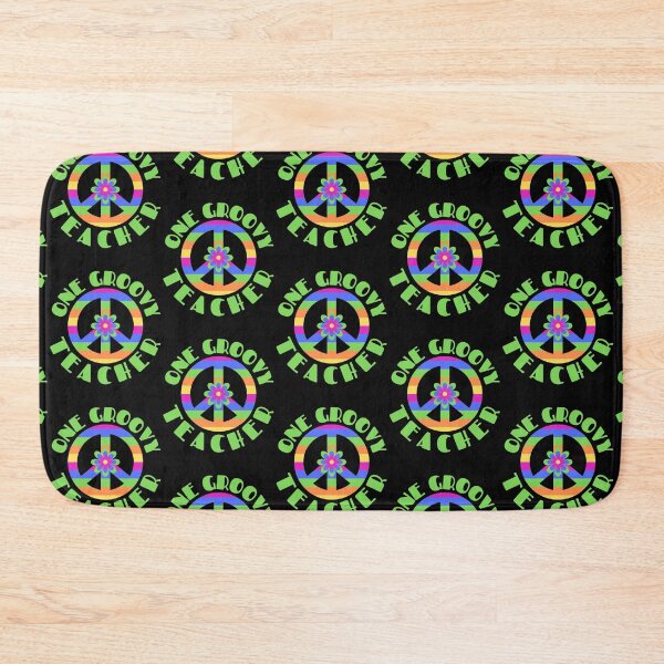 Item preview, One Groovy Teacher Retro 60's designed and sold by Krysanthe.