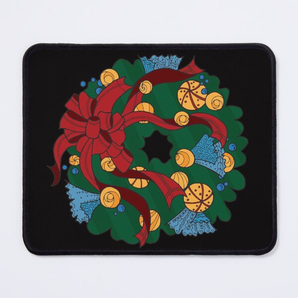Item preview, Christmas Wreath and Ribbons designed and sold by Kristine Kisman.