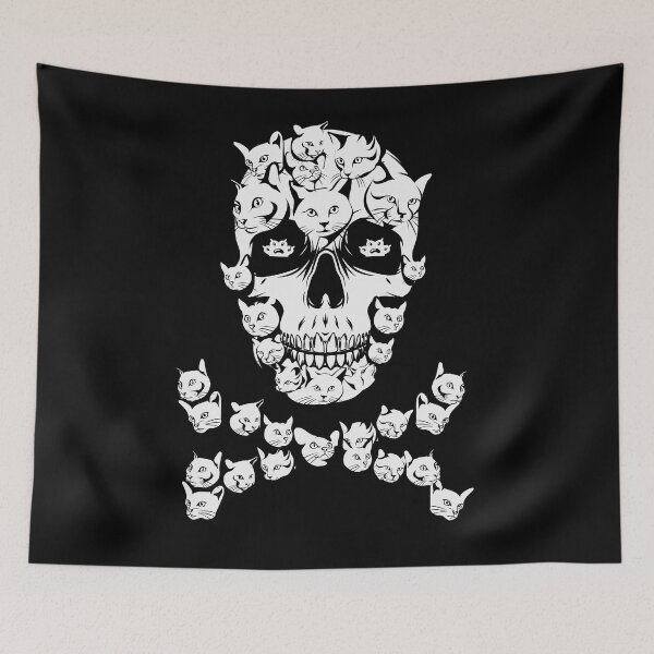 Item preview, Skull full of kitties Halloween - men/kids/ women / Halloween  designed and sold by Designs Of all kinds.
