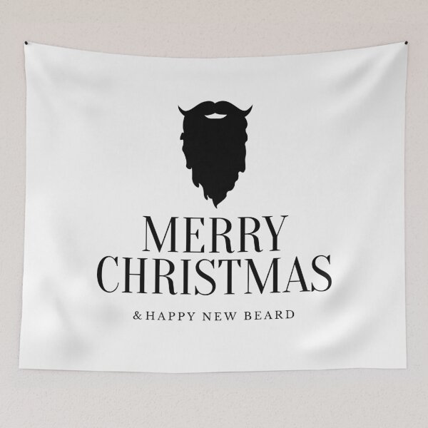 Item preview, MERRY CHRISTMAS AND HAPP NEW BEARD designed and sold by RetroPlaceee.