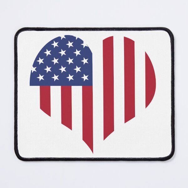 Item preview, Stars and Stripes USA Flag Heart designed and sold by srgreen.