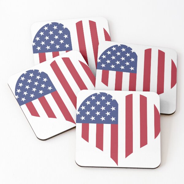 Item preview, Stars and Stripes USA Flag Heart designed and sold by srgreen.