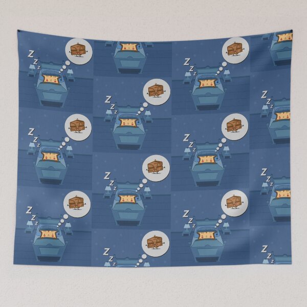 Item preview, BREAD the bread boy asleep and dreaming in his room designed and sold by Markine.